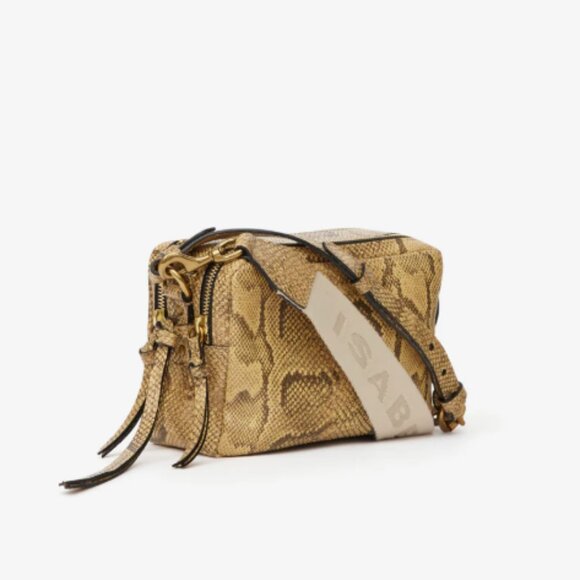 ISABEL MARANT Wardy Camera Bag in Snake Print Leather - Picture 2 of 7